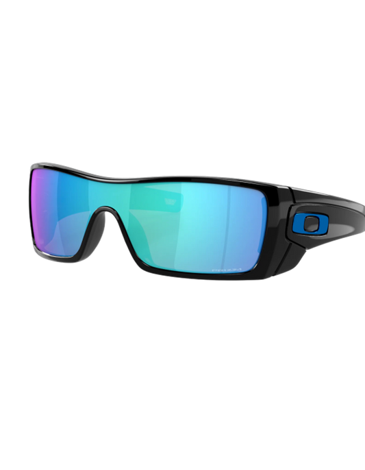 Oakley Batwolf Polished Black W/ Prizm Sapphire Lens Sunglasses - Trojan Wake Ski Snow