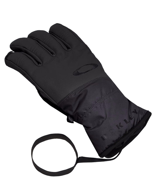 Oakley Ellipse Goatskin Glove - Blackout Men's Snow Gloves & Mittens - Trojan Wake Ski Snow