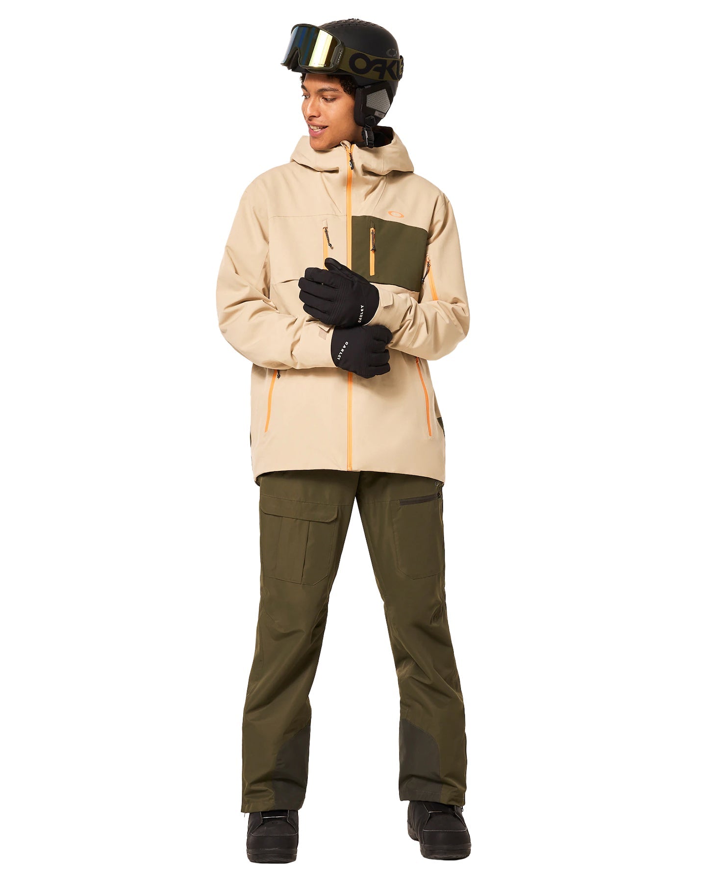 Oakley Kendall Rc Shell  Jacket - Humus Men's Snow Jackets - Trojan Wake Ski Snow