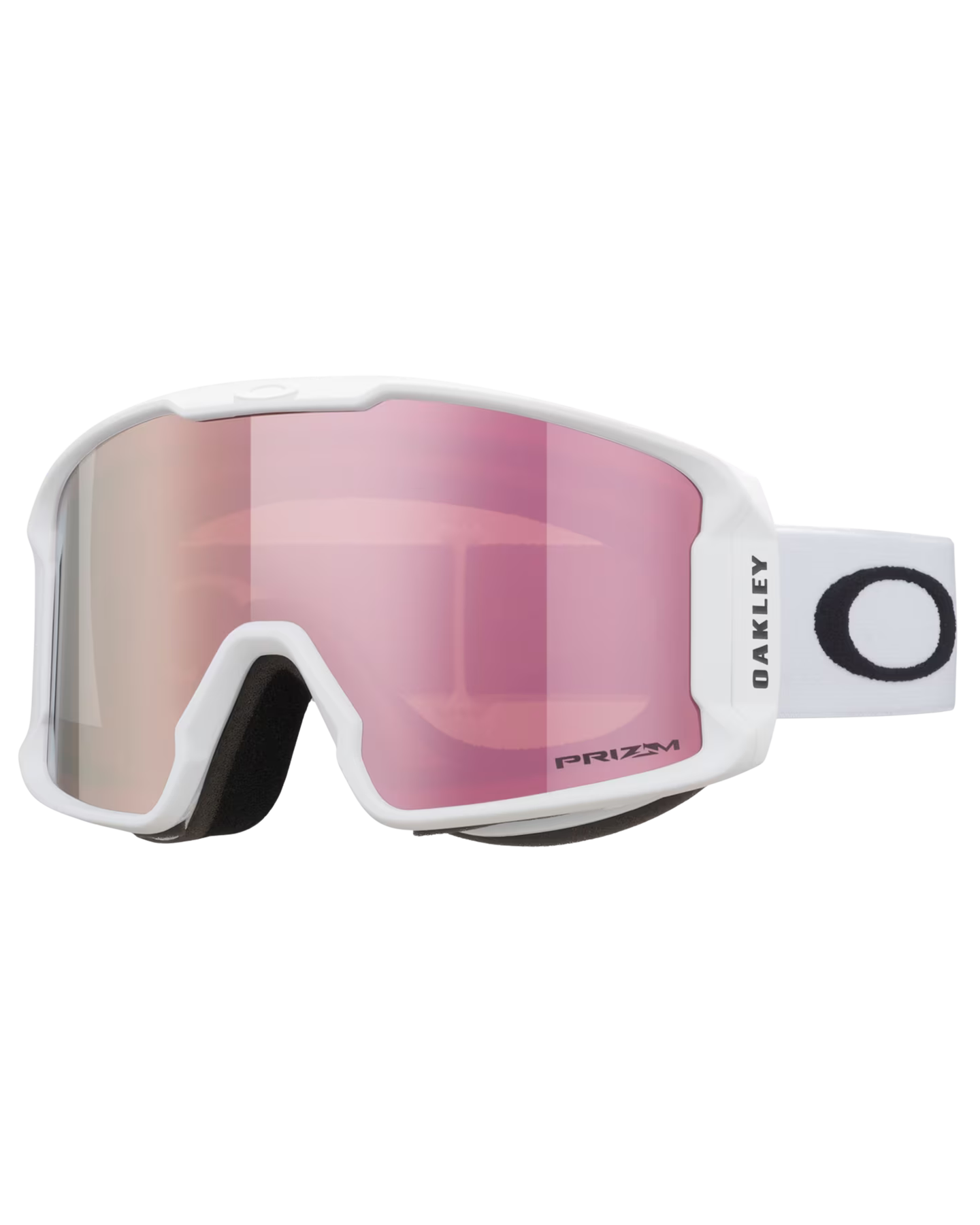 Oakley Line Miner M Snow Goggles - Matte White/Prizm Snow Rose Gold Iridium Lens