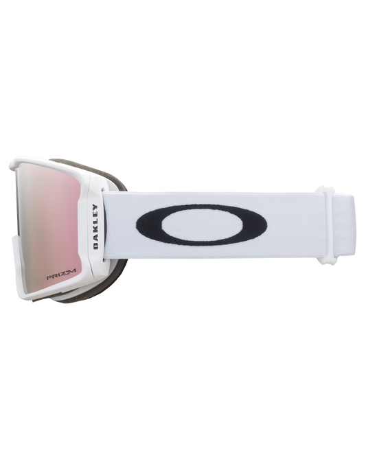 Oakley Line Miner™ M Snow Goggles - Matte White/Prizm Rose Gold Iridium Lens