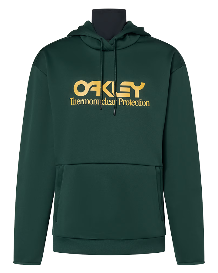 Oakley Rider Long 2.0 Hoodie - Hunter Green/Amber Yellow Hoodies & Sweatshirts - Trojan Wake Ski Snow