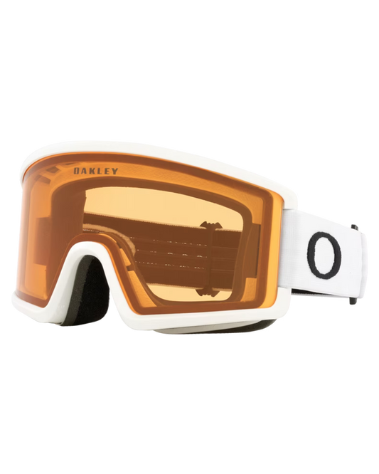 Oakley Target Line M Snow Goggles - Matte White w/ PRIZM Snow Persimmon Men's Snow Goggles - Trojan Wake Ski Snow