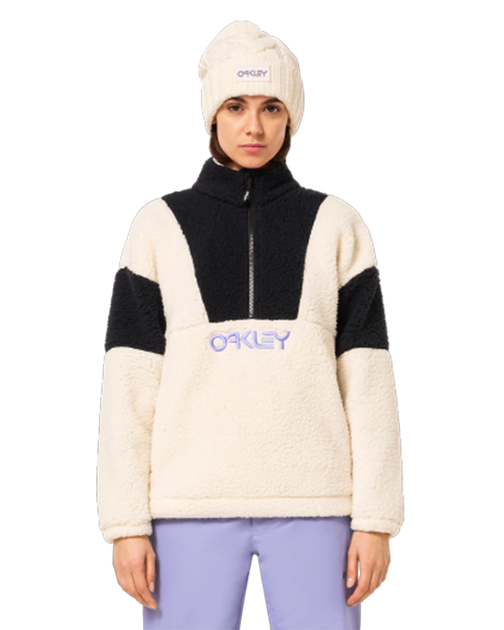 Oakley Tnp Ember Half Zip Rc Fleece - Arctic White Women's Snow Jackets - Trojan Wake Ski Snow