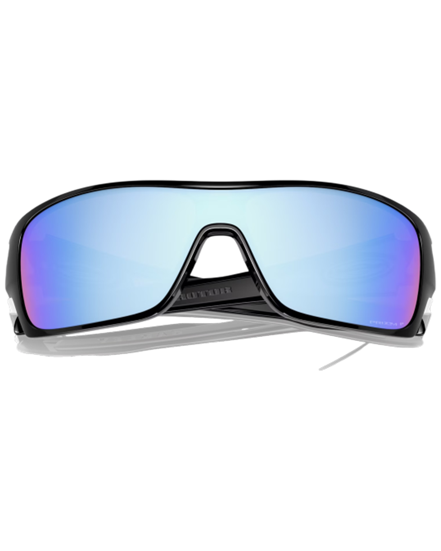 Oakley Turbine Rotor Polished Black W/ Prizm Deep Water Polarized Lens Sunglasses - Trojan Wake Ski Snow