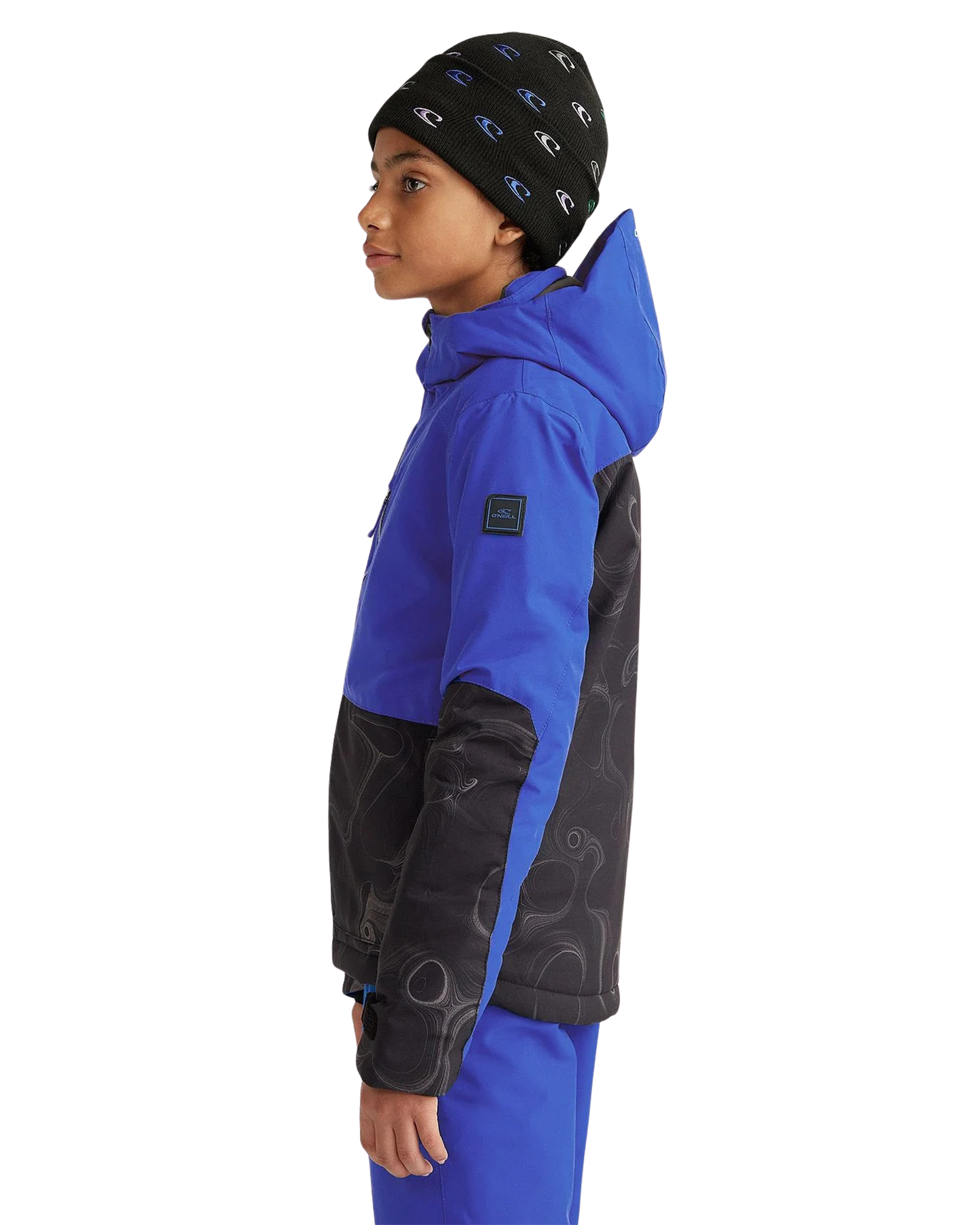 O'Neill Kids' Texture Jacket - Black Coding Snow Jackets - Trojan Wake Ski Snow