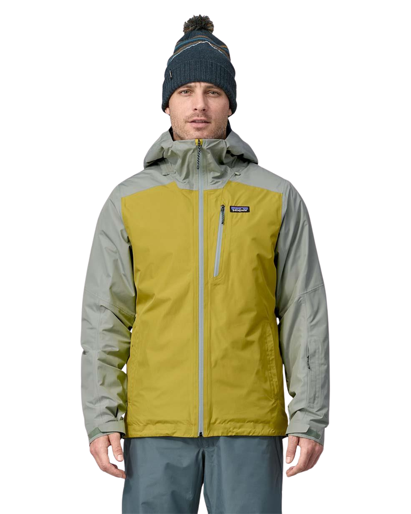Patagonia Insulated Powder Town Snow Jacket - Shrub Green (S) Unisex Snow Jackets - Trojan Wake Ski Snow