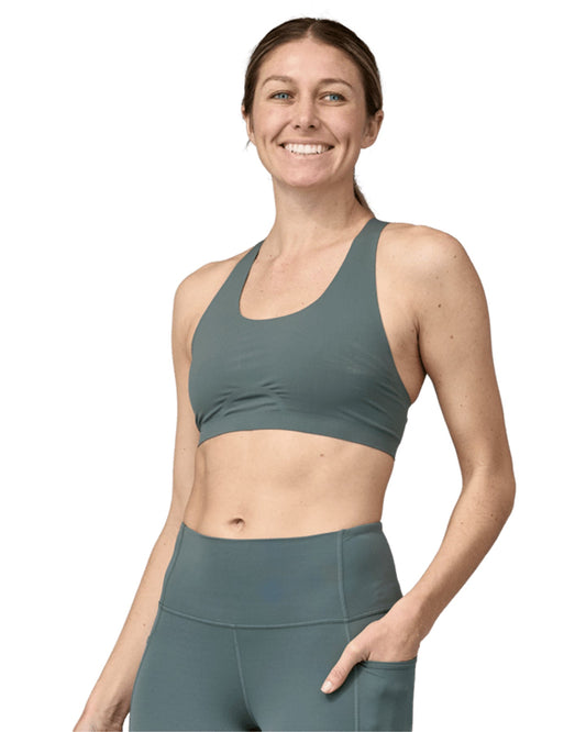 Patagonia Live Simply Women's Bra - Nouveau Green Women's S/S Tees - Trojan Wake Ski Snow