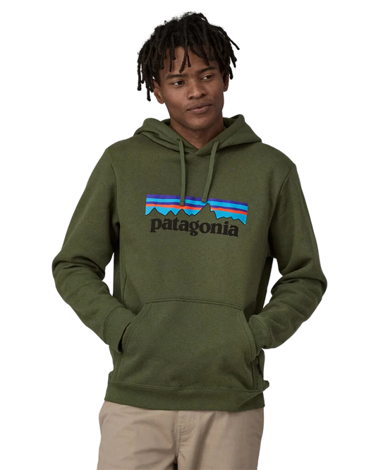 Patagonia Men's P-6 Logo Uprisal Hoody - Torrey Pine Green Men's Hoodies - Trojan Wake Ski Snow