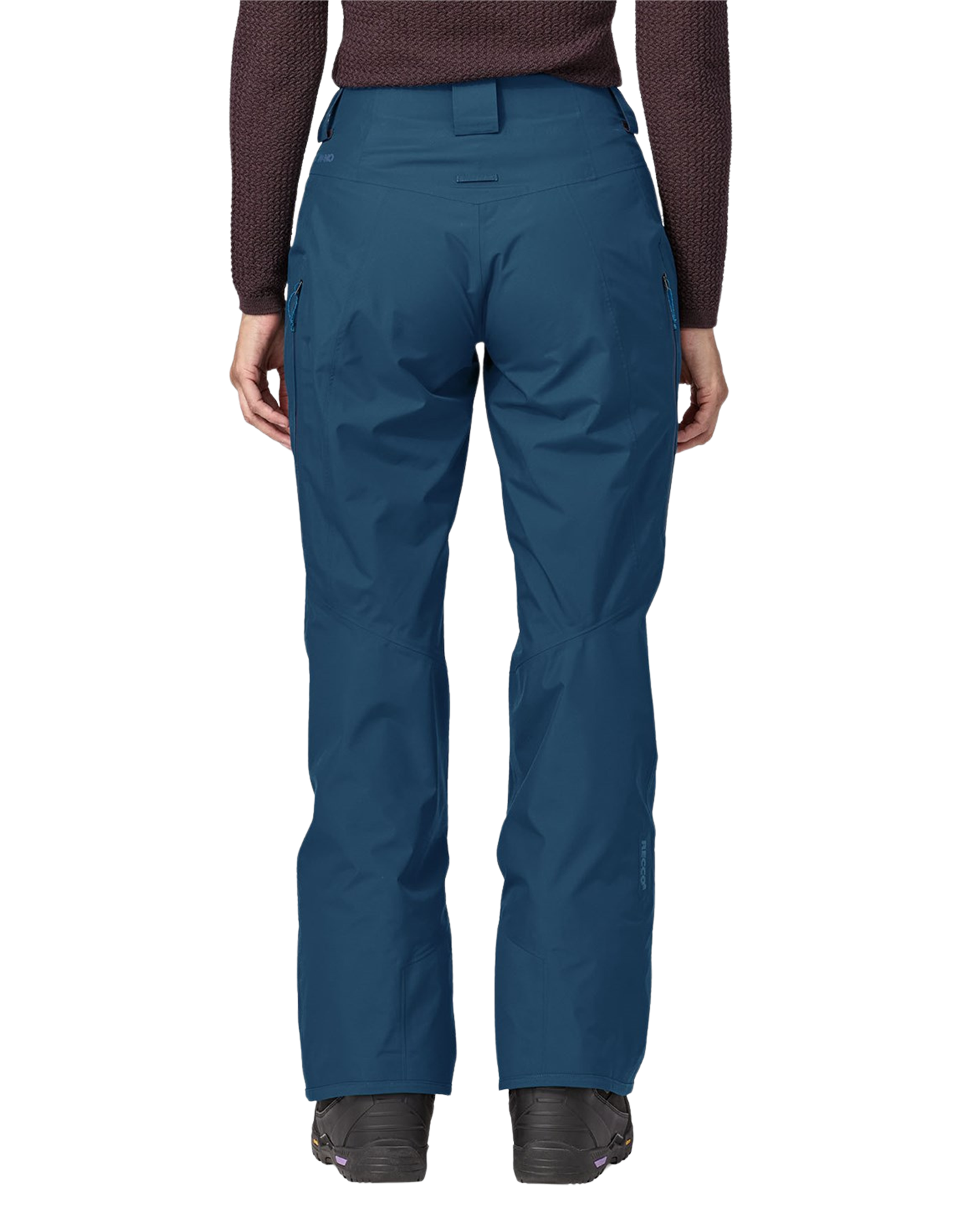Patagonia Women's Powder Town Pants - Lagom Blue Women's Snow Pants - Trojan Wake Ski Snow