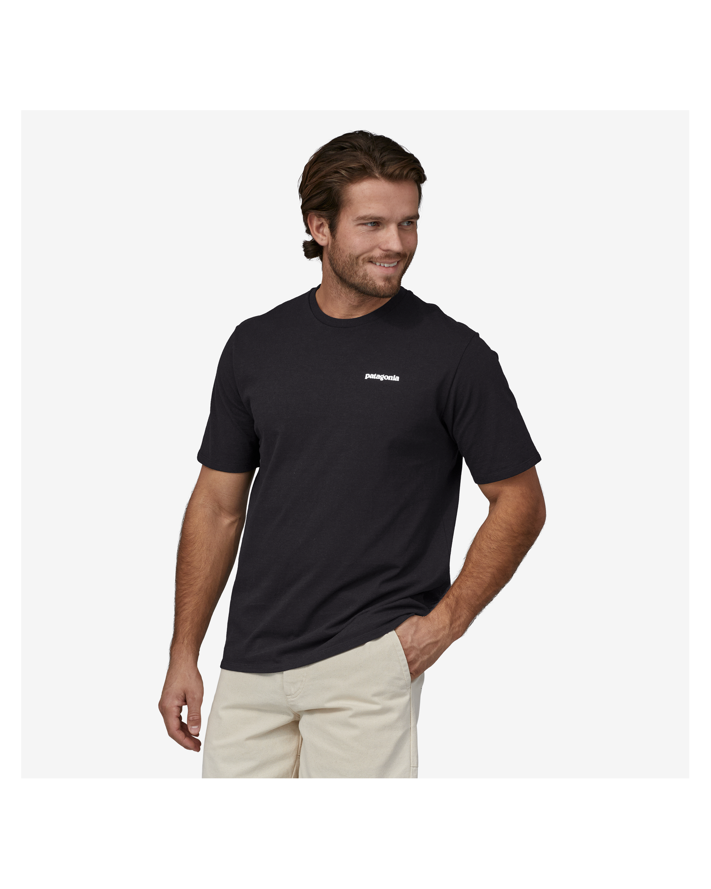 Patagonia Responsibili-Tee - Black - Trojan Wake Ski Snow - view 2