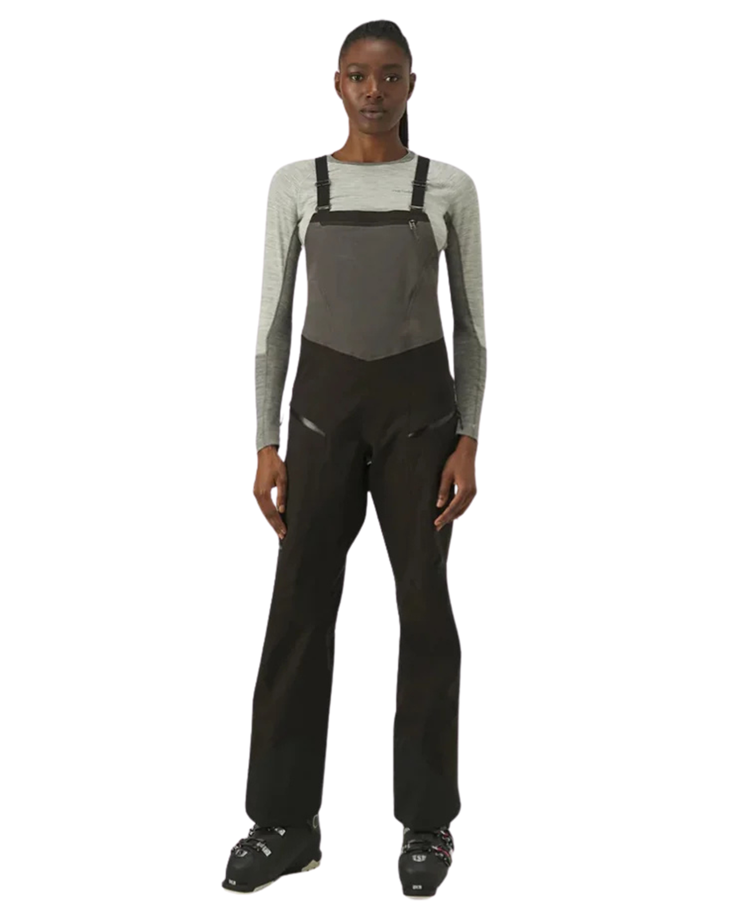Patagonia Women's Snowdrifter Bib - Black Women's Snow Bibs - Trojan Wake Ski Snow