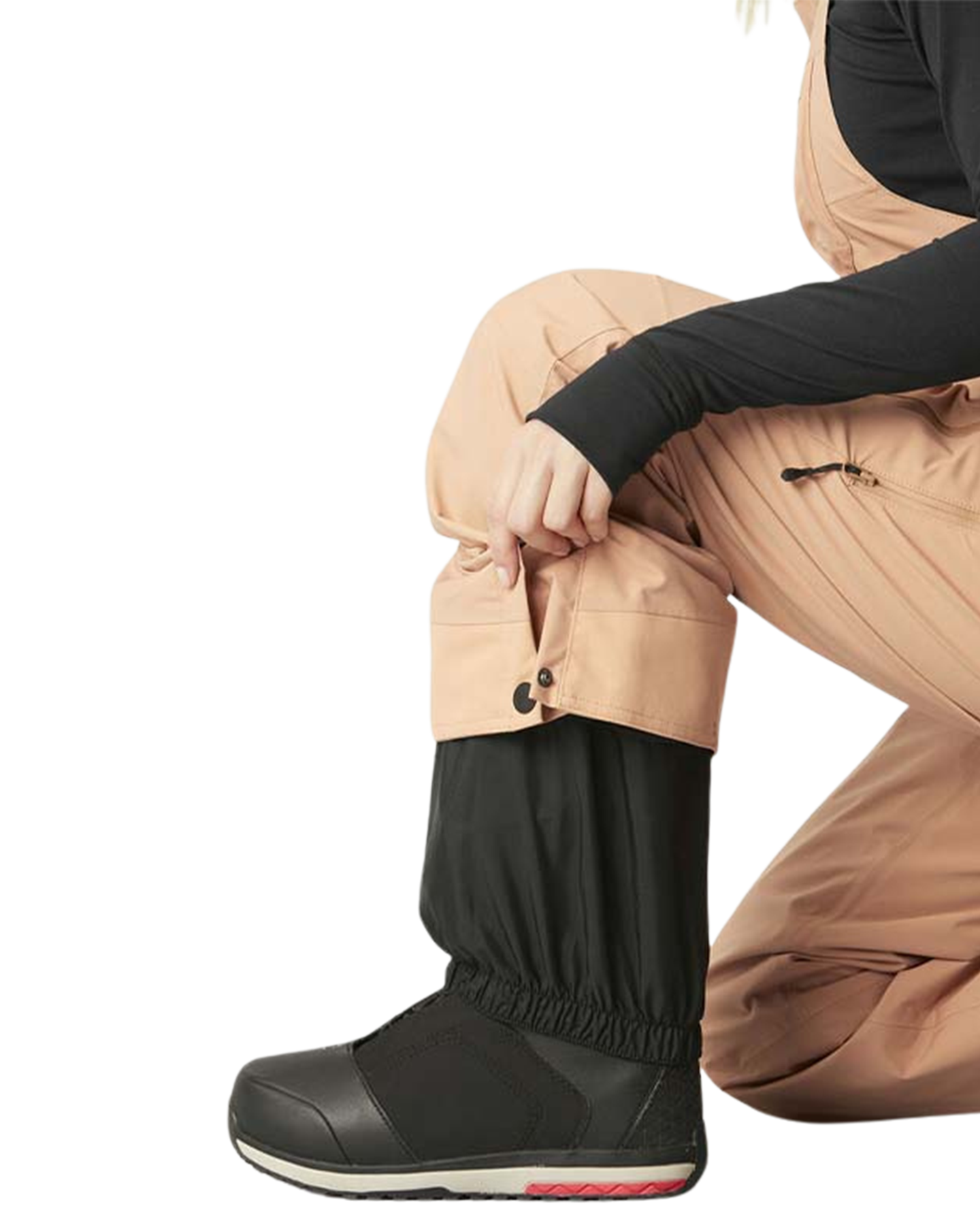 Picture Elwy Women's Bib Pants - Latte - 2024 Women's Snow Bibs - Trojan Wake Ski Snow