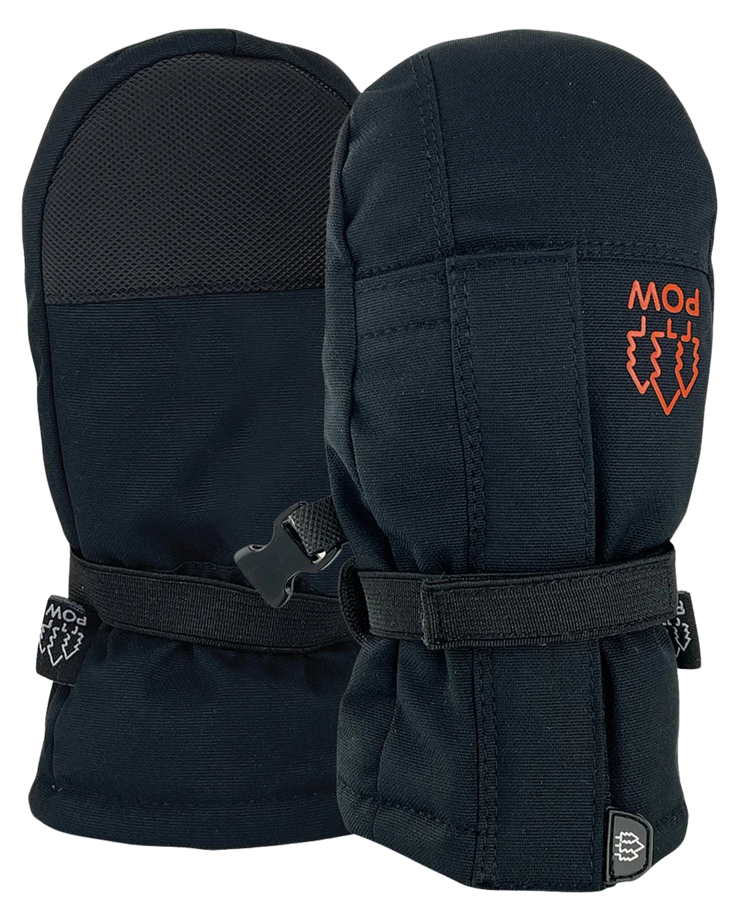 POW Whippersnapper Kids' Mini Mittens - Black - 2023 Kids' Snow Mittens - Trojan Wake Ski Snow