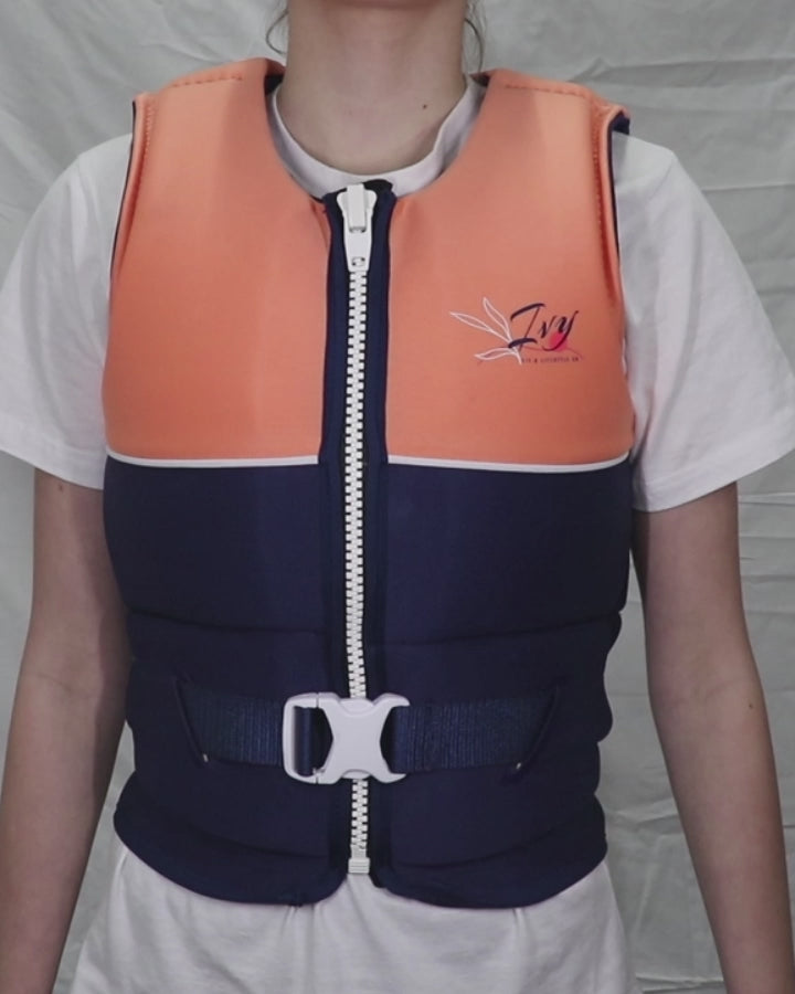 Ivy Lotus Vest - Midnight Black Life Jackets - Trojan Wake Ski Snow