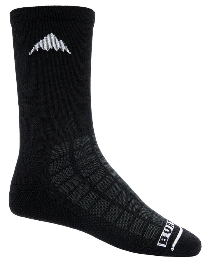 Burton Lightweight Crew Socks - True Black Socks - Trojan Wake Ski Snow