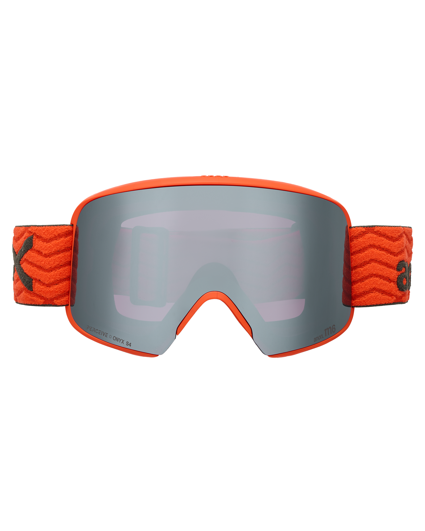 Anon M6 Snow Goggles + Bonus Lens + MFI® Face Mask - Fiesta Red/Perceive Sunny Onyx Unisex Snow Goggles - Trojan Wake Ski Snow
