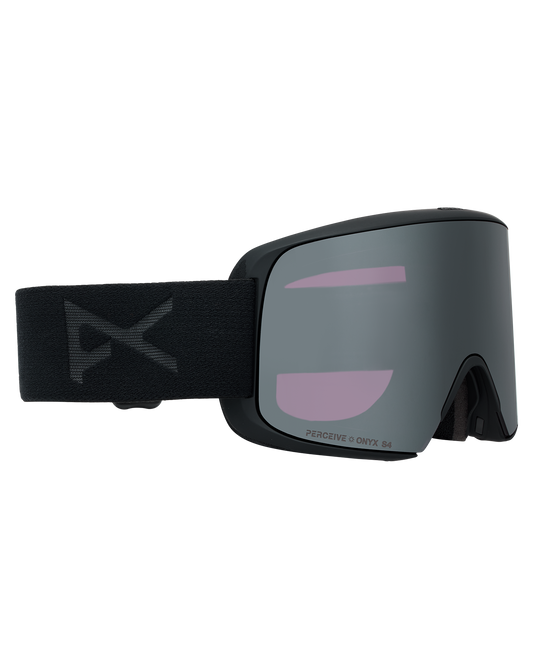 Anon M6S Snow Goggles + Bonus Lens + MFI® Face Mask - Smoke/Perceive Sunny Onyx Unisex Snow Goggles - Trojan Wake Ski Snow