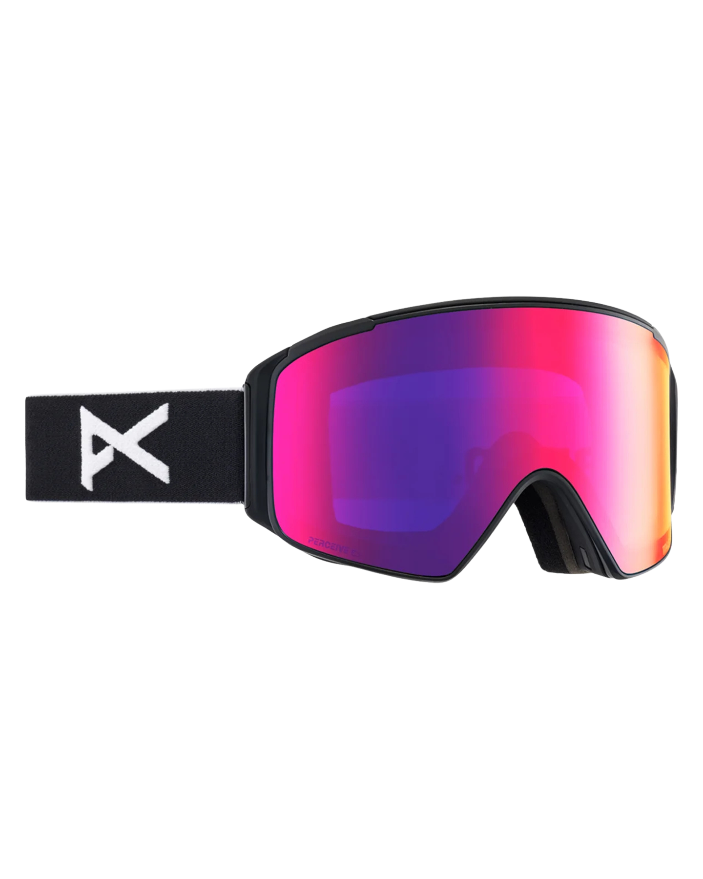 Anon Men's M4 (Cylindrical) Low Bridge Fit Snow Goggles + Bonus Lens + Mfi® Face Mask Men's Snow Goggles - Trojan Wake Ski Snow