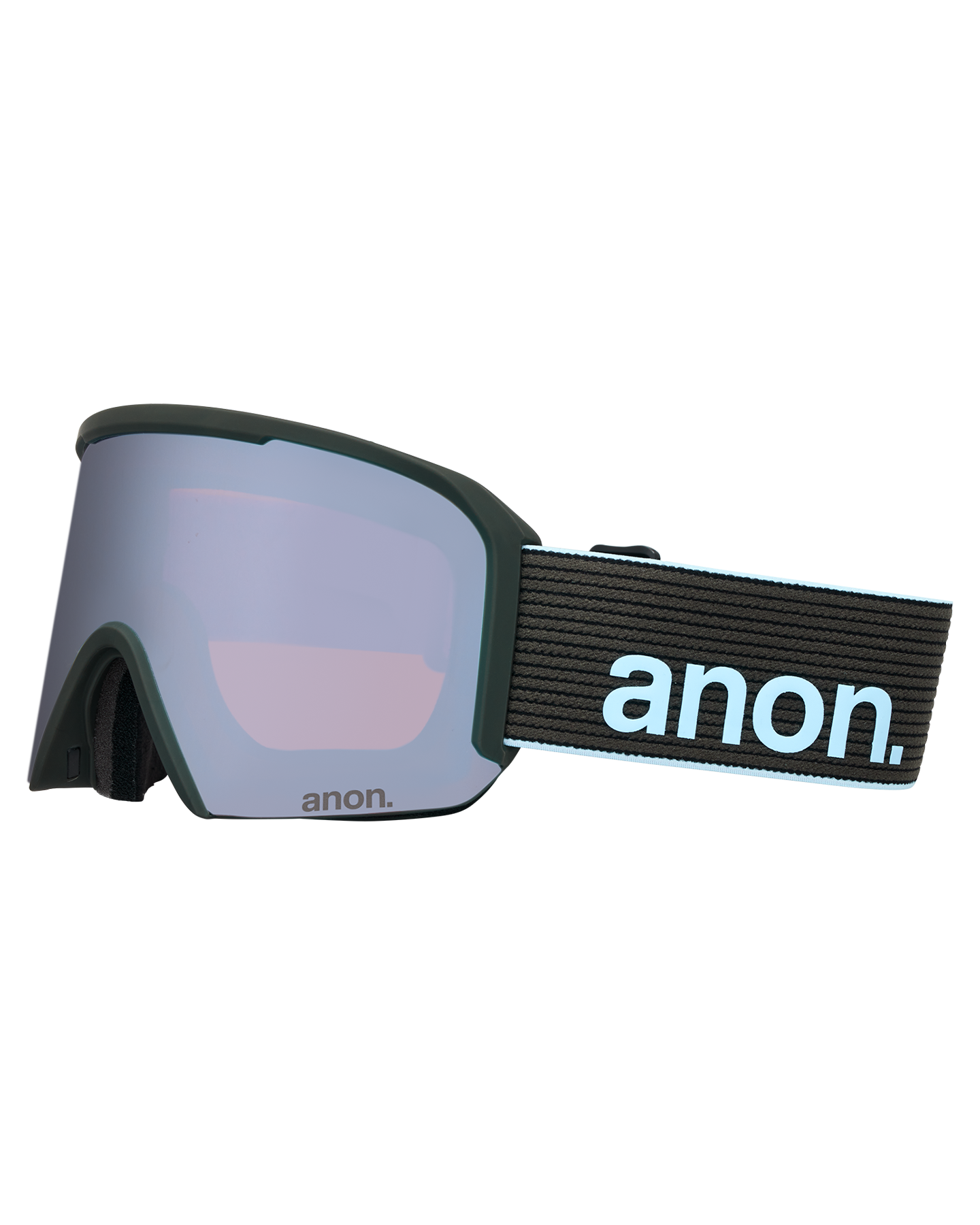Anon Nesa Low Bridge Snow Goggles + Bonus Lens + MFI® Face Mask - Snow Flurry/Perceive Sunny Onyx Unisex Snow Goggles - Trojan Wake Ski Snow