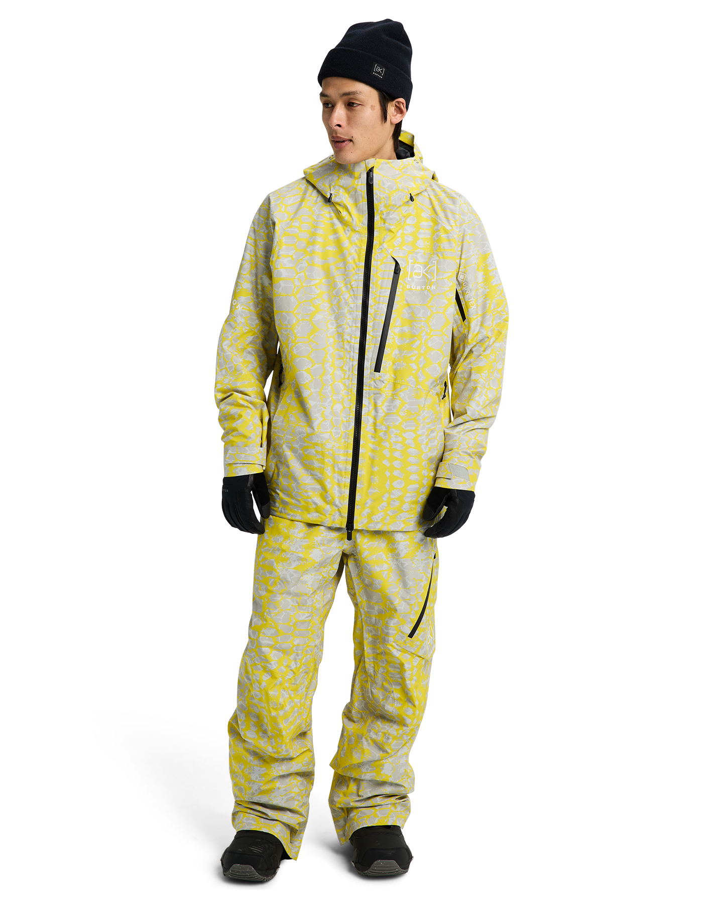 Burton Men's [ak]® Cyclic Gore‑Tex 2L Snow Jacket - Atomic Shatter Men's Snow Jackets - Trojan Wake Ski Snow