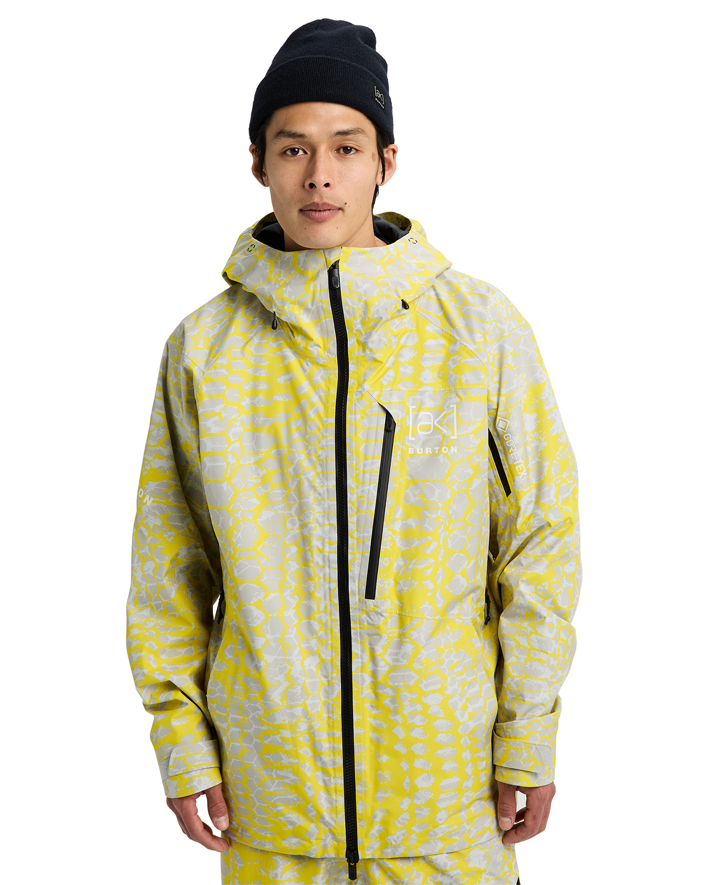 Burton Men's [ak]® Cyclic Gore‑Tex 2L Snow Jacket - Atomic Shatter Men's Snow Jackets - Trojan Wake Ski Snow