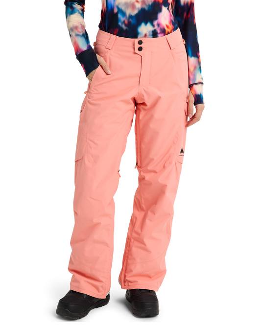 Burton Women's Reserve 2L Insulated Snow Pants - Sunrise Coral Women's Snow Pants - Trojan Wake Ski Snow