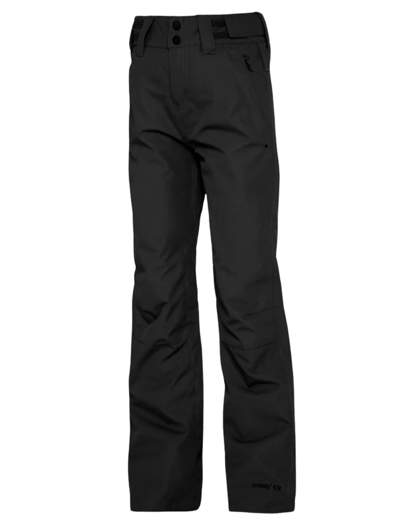 Protest Lole Junior Pant - True Black Kids' Snow Pants - Trojan Wake Ski Snow