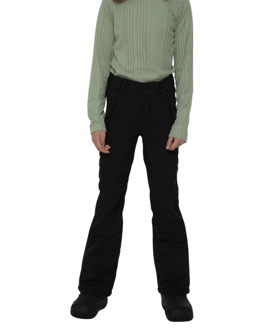 Protest Lole Junior Pant - True Black Kids' Snow Pants - Trojan Wake Ski Snow