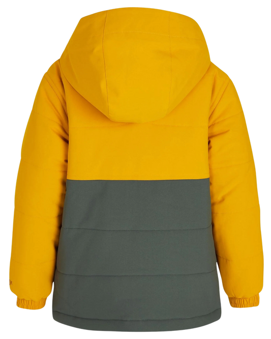Protest Nadin Toddler Boys Snow Jacket - Dark Yellow - 2023 Kids' Snow Jackets - Trojan Wake Ski Snow