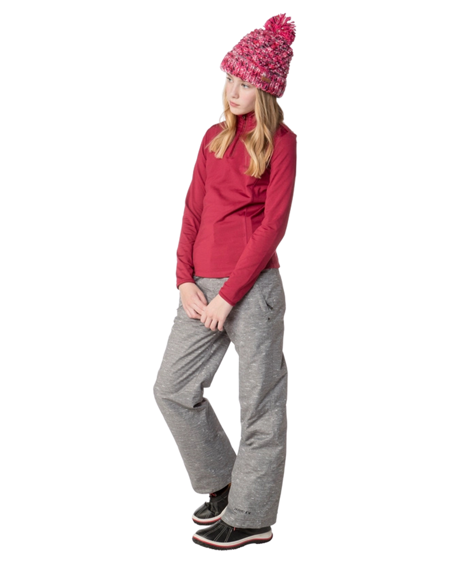 Protest Zamorra Junior Pant - Dark Grey Kids' Snow Pants - Trojan Wake Ski Snow