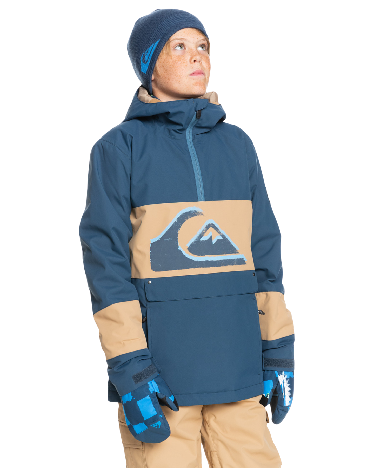 Quiksilver Kids' Steeze Snow Jacket - Insignia Blue Kids' Snow Jackets - Trojan Wake Ski Snow