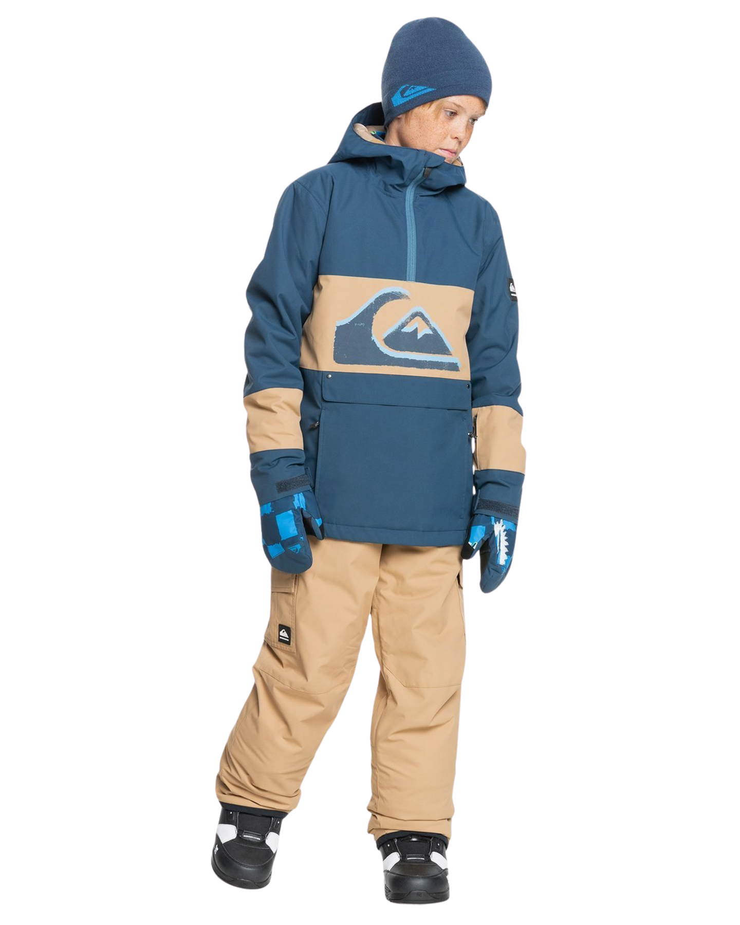 Quiksilver Kids' Steeze Snow Jacket - Insignia Blue Kids' Snow Jackets - Trojan Wake Ski Snow