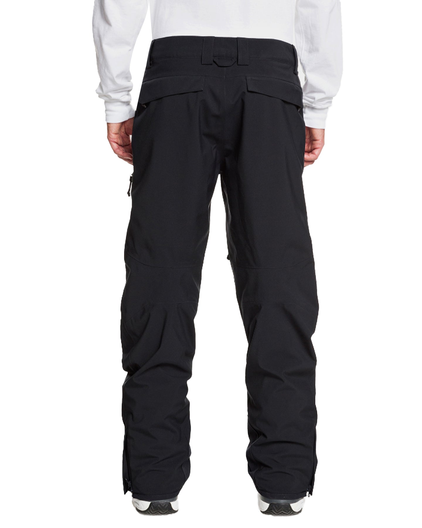Quiksilver Men's Utility Shell Snow Pants - True Black Men's Snow Pants - Trojan Wake Ski Snow