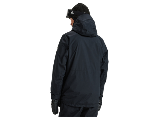 Quiksilver Mission Gore-Tex Jacket - True Black Snow Jackets - Trojan Wake Ski Snow