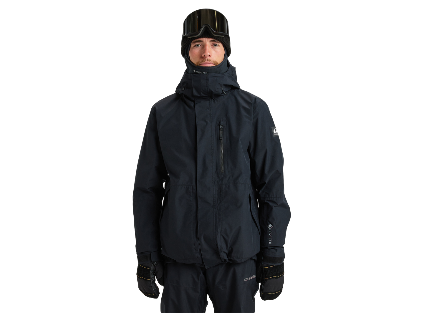 Quiksilver Mission Gore-Tex Jacket - True Black Snow Jackets - Trojan Wake Ski Snow