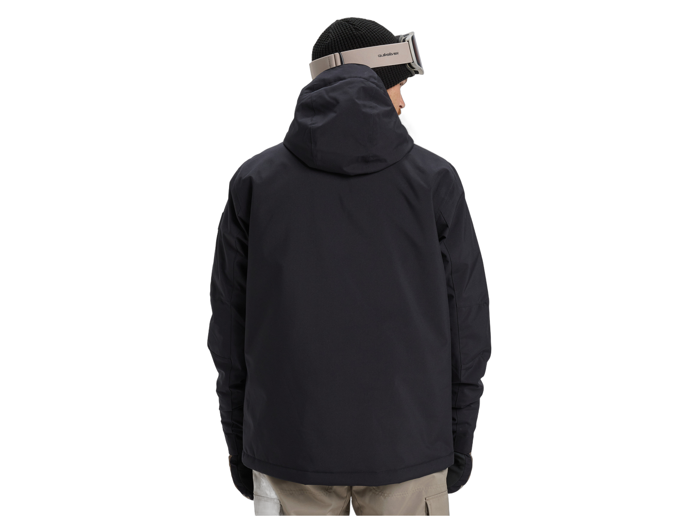 Quiksilver Mission Solid Jacket - True Black Snow Jackets - Trojan Wake Ski Snow