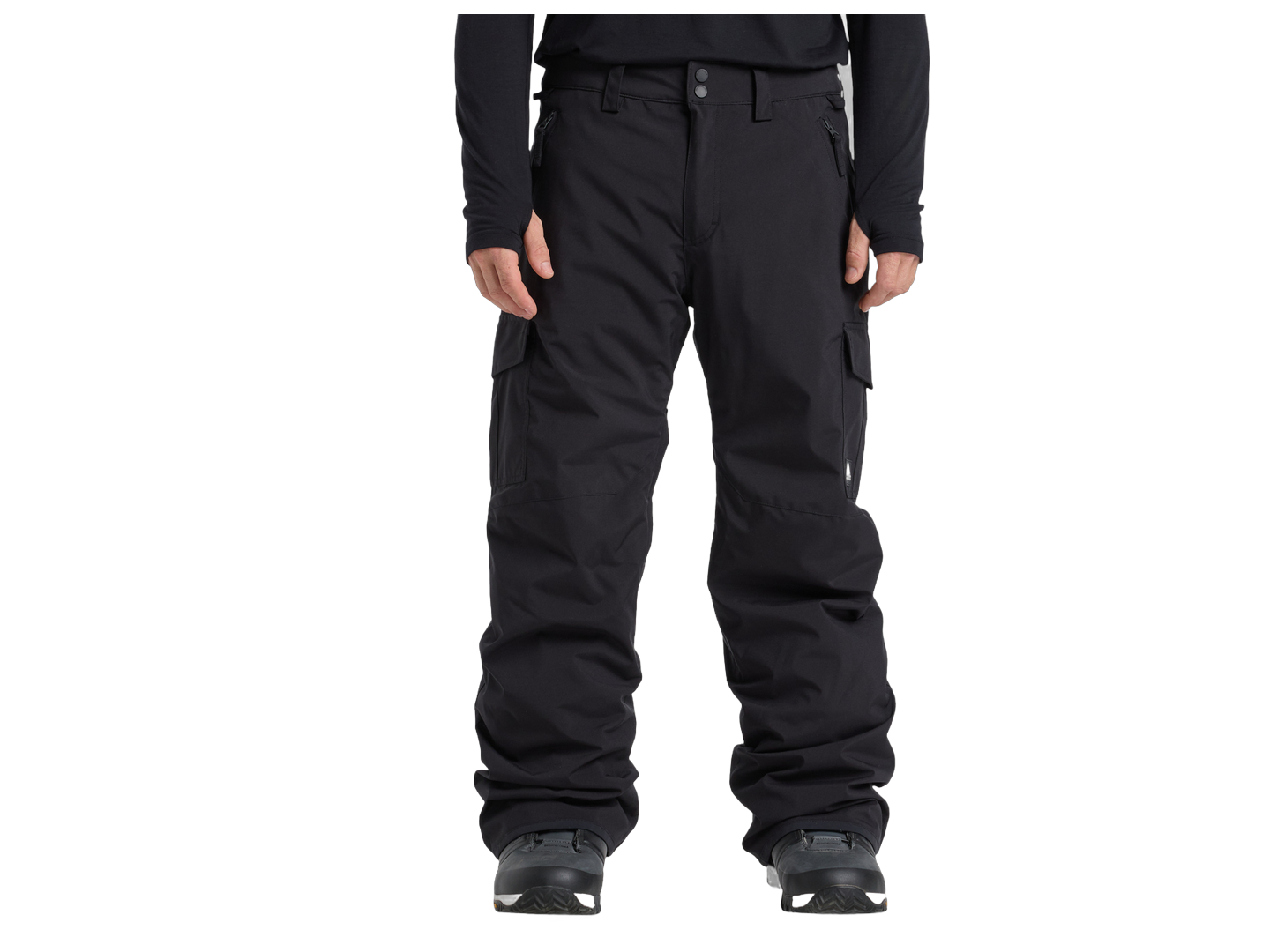 Quiksilver Porter Pant - True Black Snow Pants - Trojan Wake Ski Snow