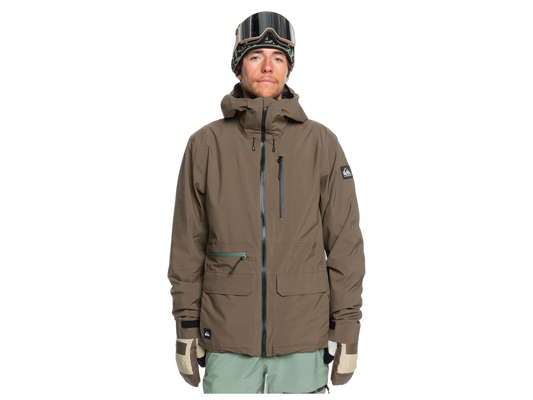 Quiksilver Quest Stretch 20K Jacket - Canteen Snow Jackets - Trojan Wake Ski Snow