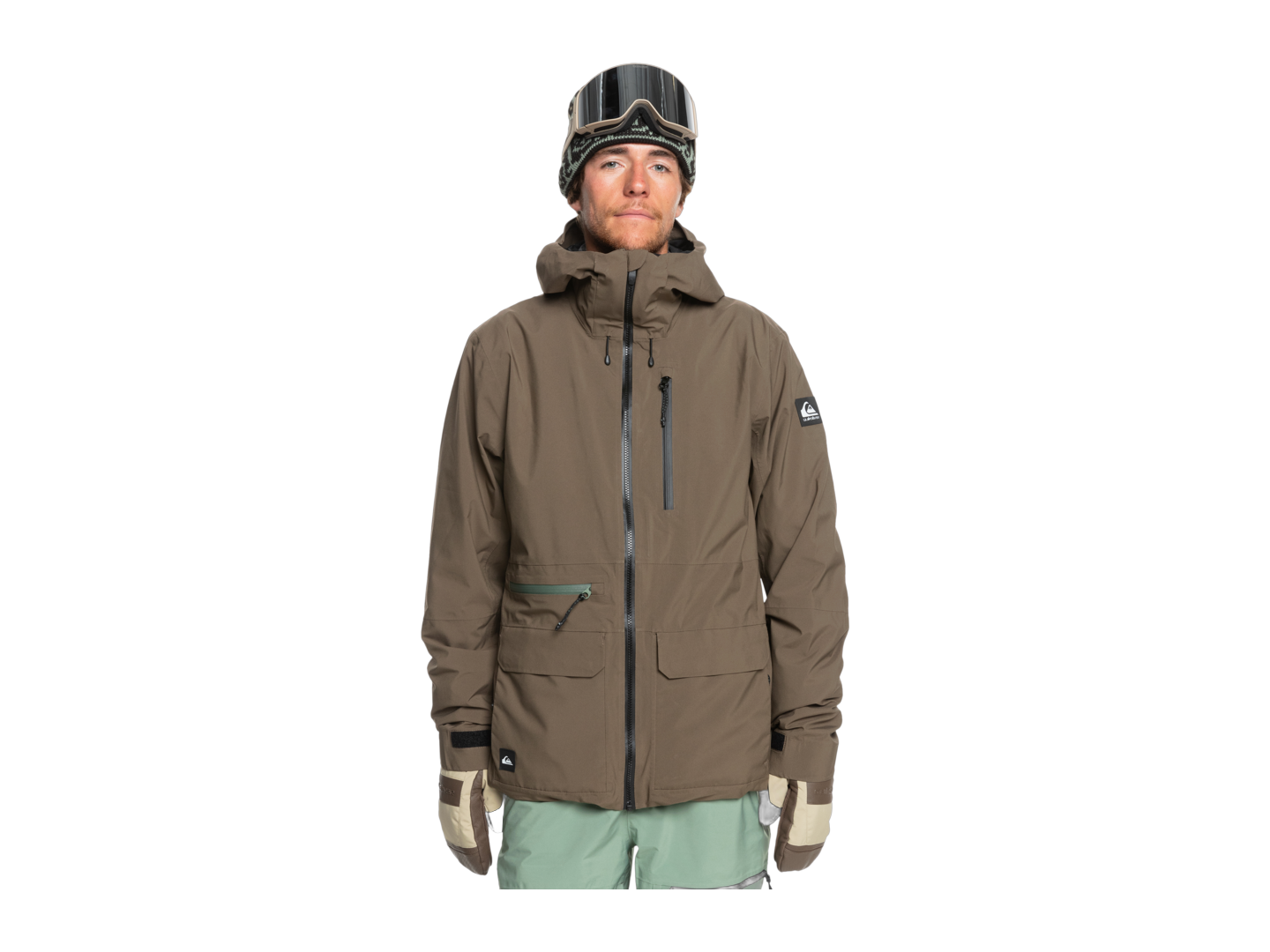 Quiksilver Quest Stretch 20K Jacket - Canteen Snow Jackets - Trojan Wake Ski Snow