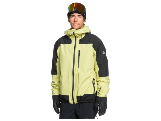 Quiksilver Ultralight 20K Jacket - Celery Green Snow Jackets - Trojan Wake Ski Snow