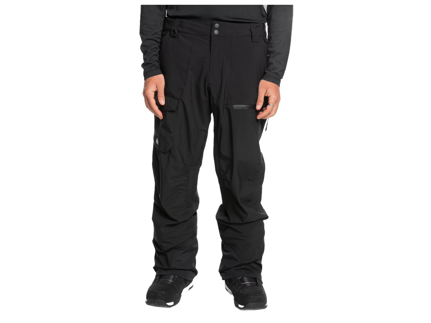 Quiksilver Utility Pant - True Black Snow Pants - Trojan Wake Ski Snow