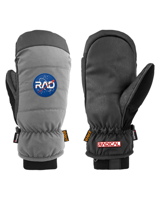 RAD Downer Event Mitten - Grey Men's Snow Gloves & Mittens - Trojan Wake Ski Snow