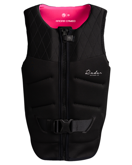 Radar Cameo L50s Women's Life Jacket - Black/Hot Pink