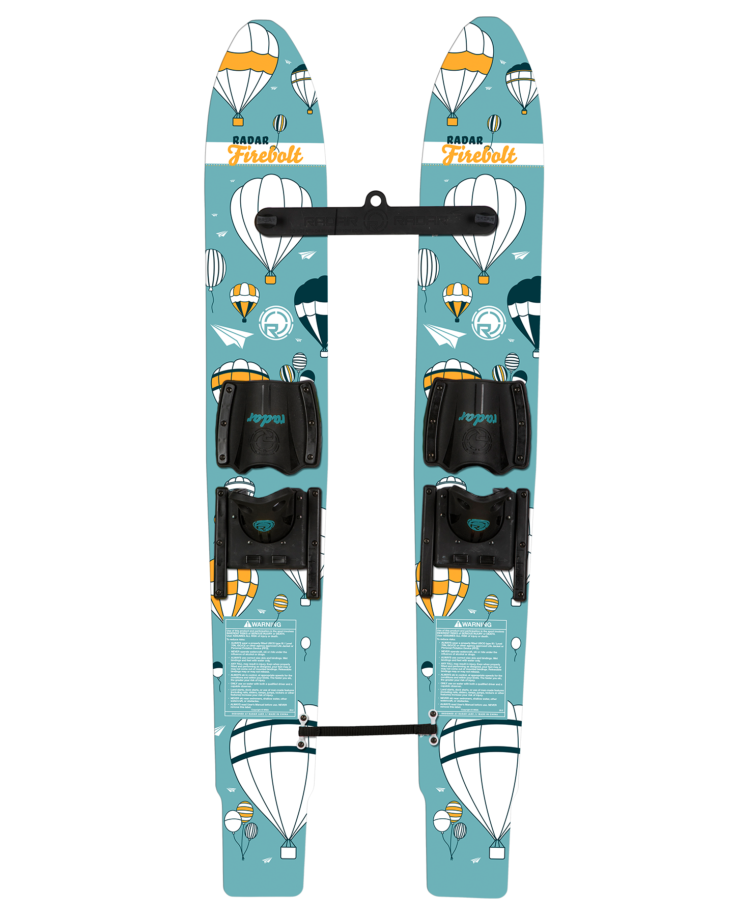 Radar Firebolt Combo With Horseshoe Waterskis - Trojan Wake Ski Snow