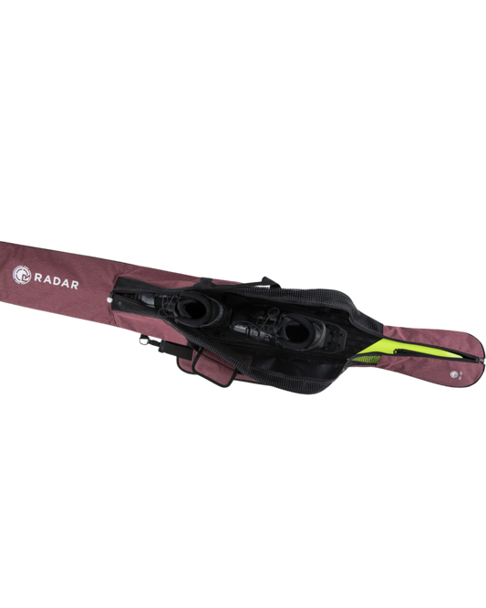 Radar Padded Slalom Case - Coral/ Black Waterski Covers - Trojan Wake Ski Snow