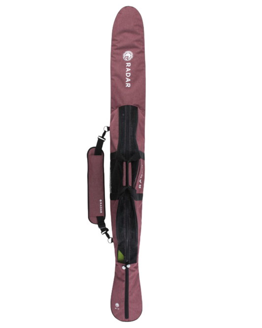 Radar Padded Slalom Case - Coral/ Black Waterski Covers - Trojan Wake Ski Snow