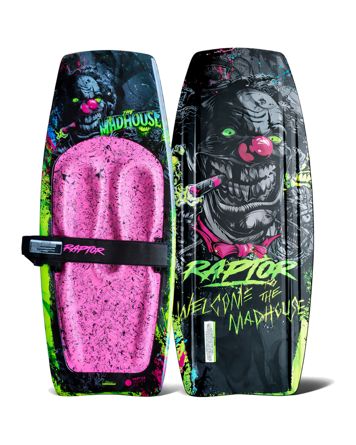 Raptor Welcome to the Madhouse Kneeboard - Pink