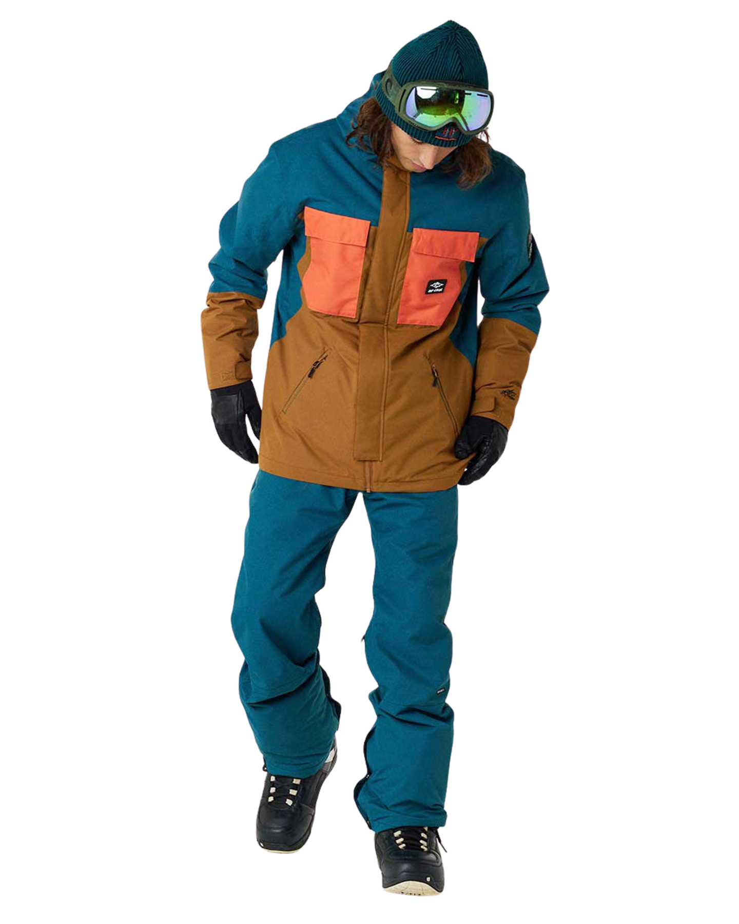 Rip Curl Pinnacle 10K Men's Snow Jacket (Size S) Men's Snow Jackets - Trojan Wake Ski Snow