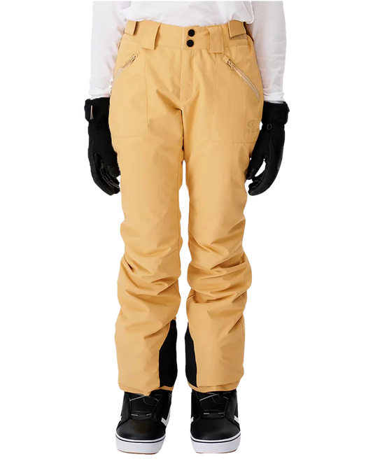 Rip Curl Rider High Waist Pant Women's 10K/10K - Sand - 2023 Women's Snow Pants - Trojan Wake Ski Snow